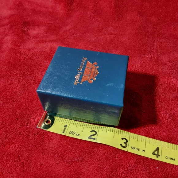 EMPTY Piercing Pagoda Jewelry Box Cardboard Empty Box ONLY - Picture 6 of 6